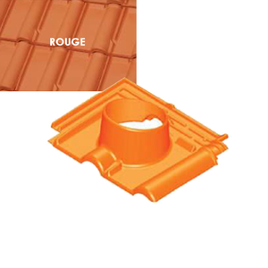 TUILE A DOUILLE RENAISSANCE Ø150 ROUGE FIN